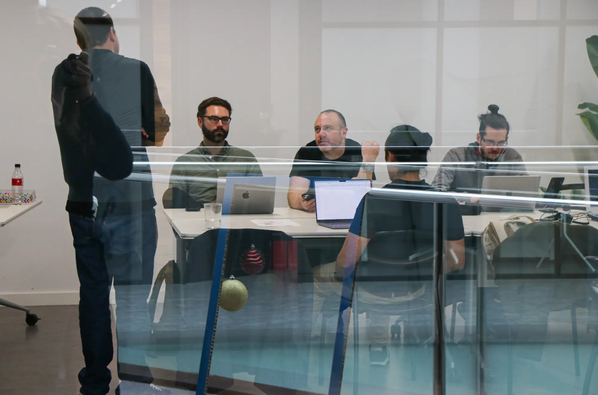 Team meeting in the office